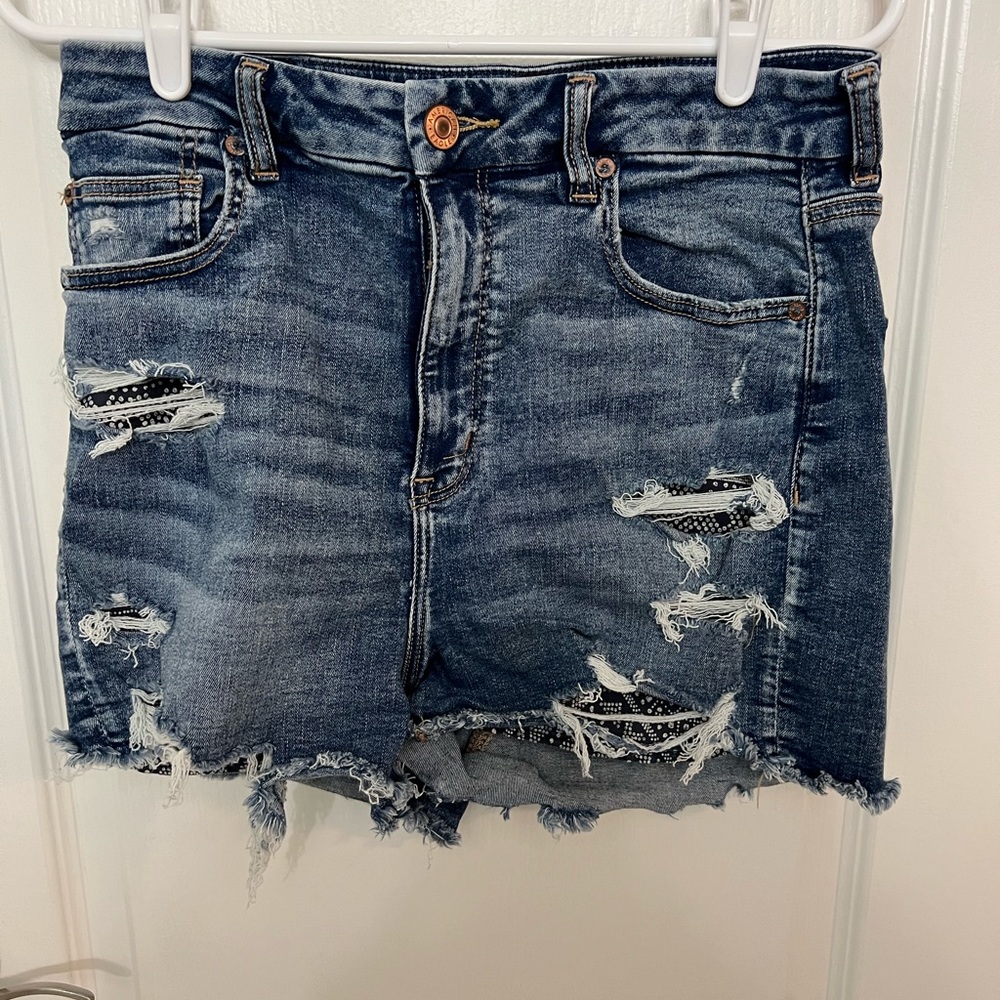 AE curvy hi rise shortie